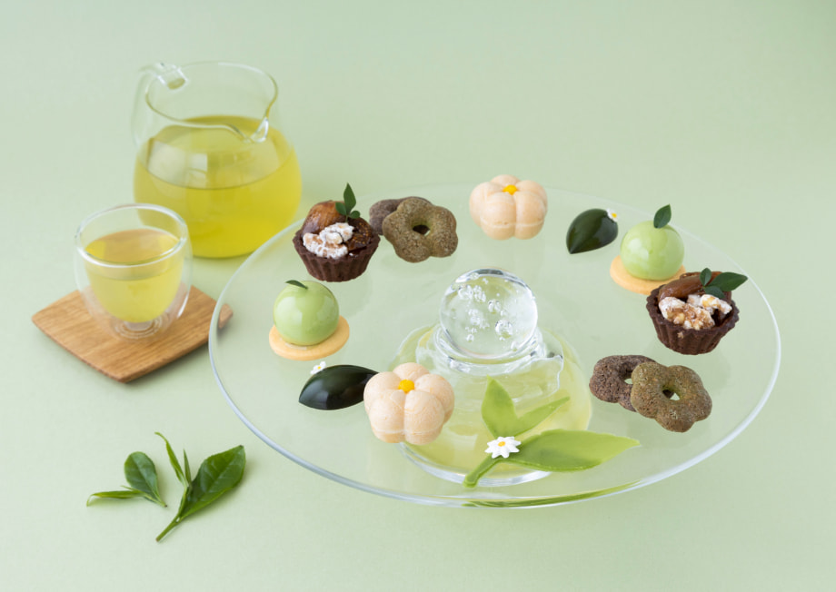 新茶とスイーツ