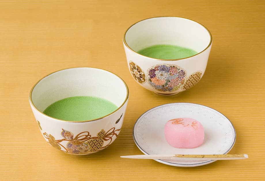 新茶抹茶の飲み比べ